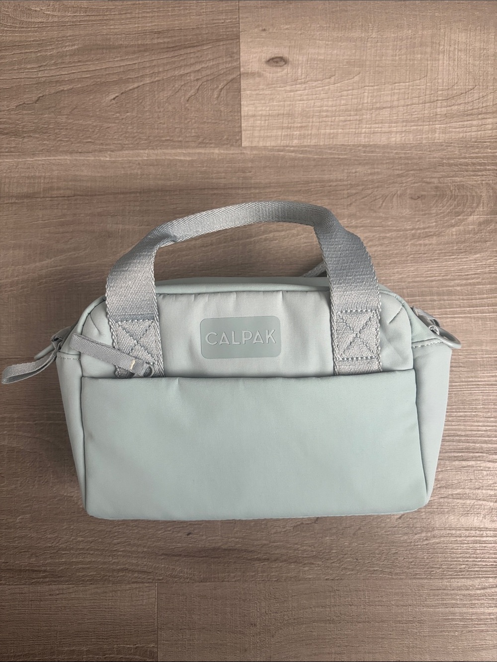 Calpak Mint Green Compact Cosmetic Carryall